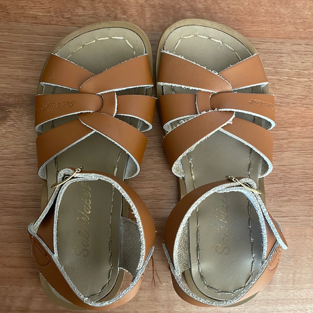 Toddler Leather Saltwater Sandals Size 11
